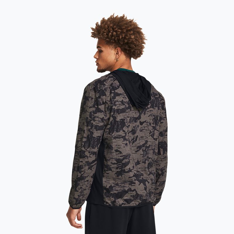 Herrenjacke Under Armour Project Rock Iso Tide Hybrid brown 2