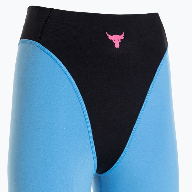 Women's Under Armour Projekt Rock LG Grind Knöchel Bein Training Leggings schwarz/viral blau/astro rosa 6