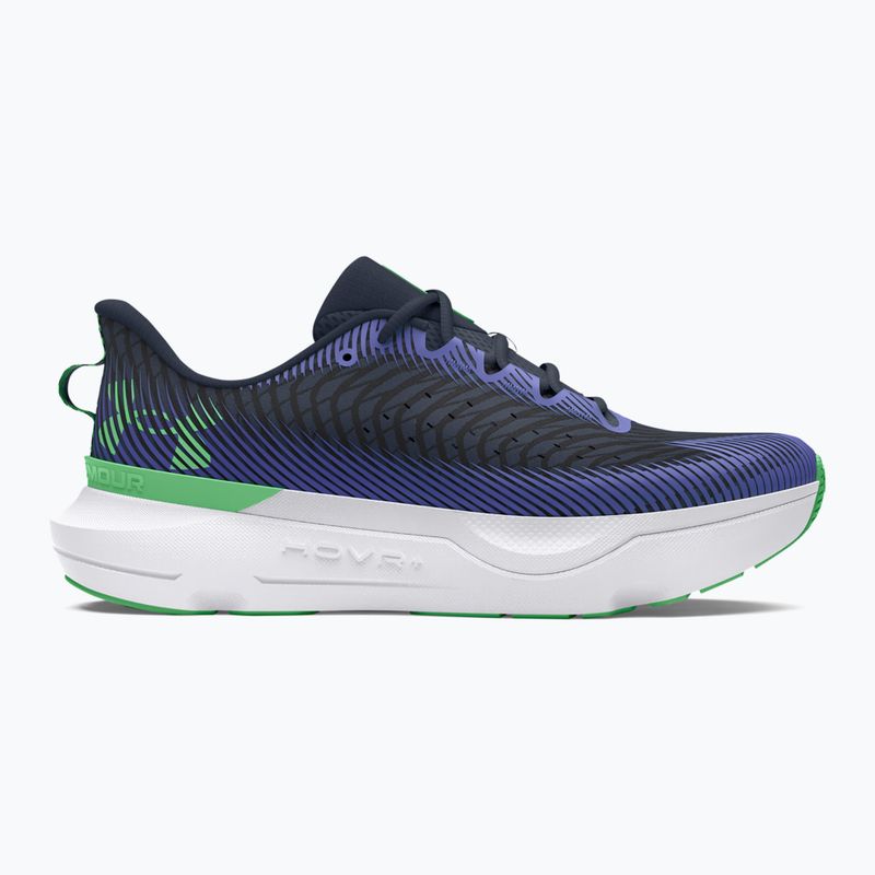 Under Armour Infinite Pro Herren Laufschuhe downpour grau/starlight/matrix grün 8