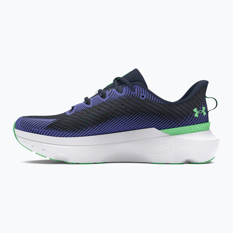Under Armour Infinite Pro Herren Laufschuhe downpour grau/starlight/matrix grün 9