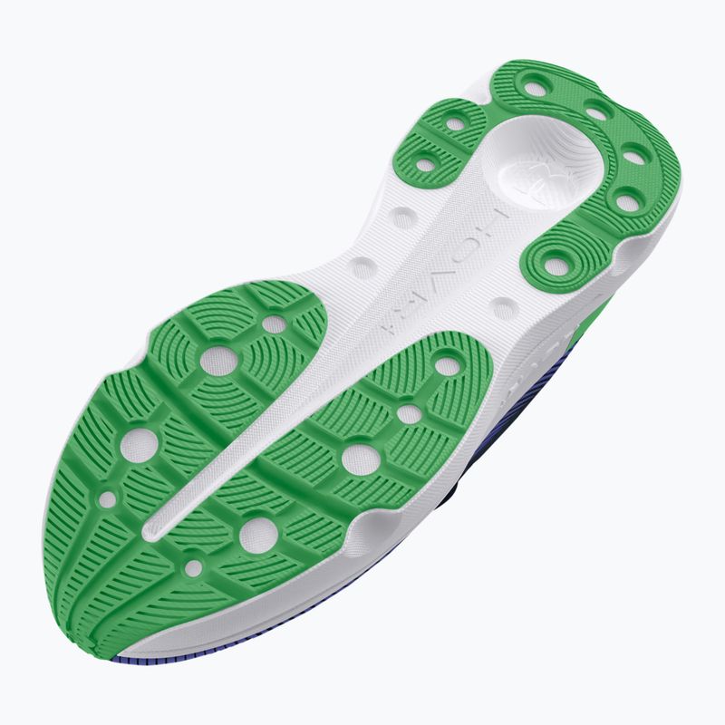 Under Armour Infinite Pro Herren Laufschuhe downpour grau/starlight/matrix grün 11
