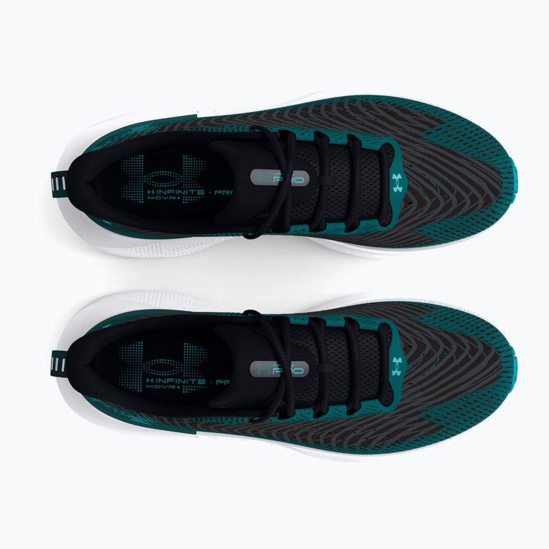 Under Armour Infinite Pro Herren Laufschuhe schwarz/hydro teal/circuit teal 11