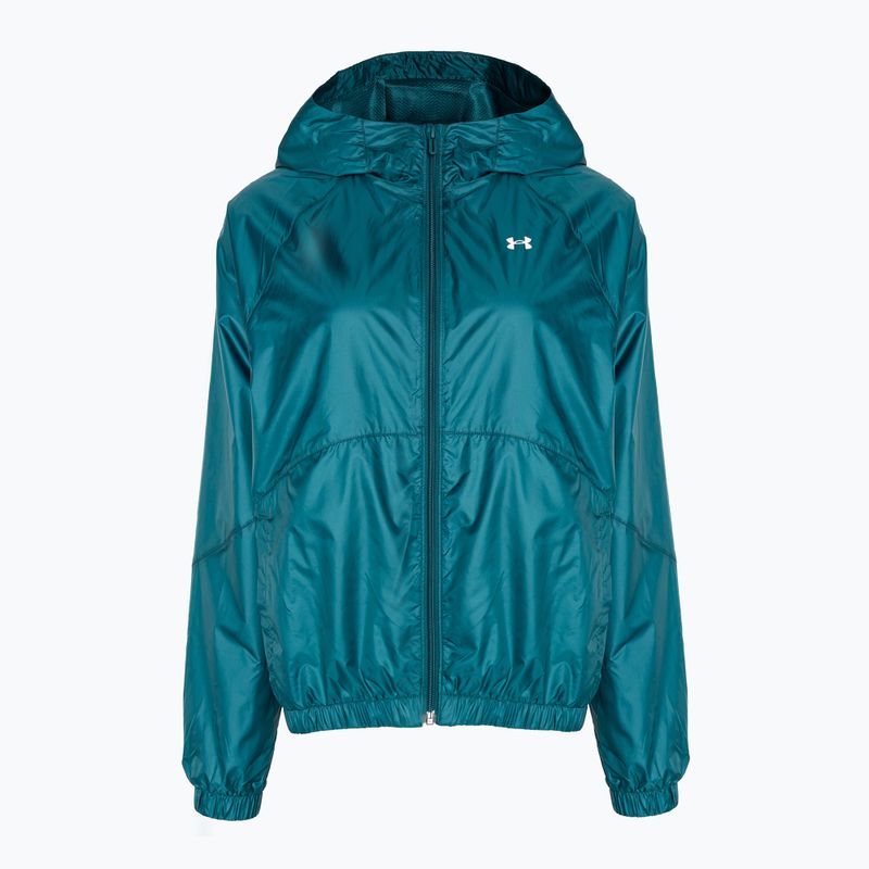Women's Under Armour Sport Windbreaker hydro teal/weiß Jacke 3