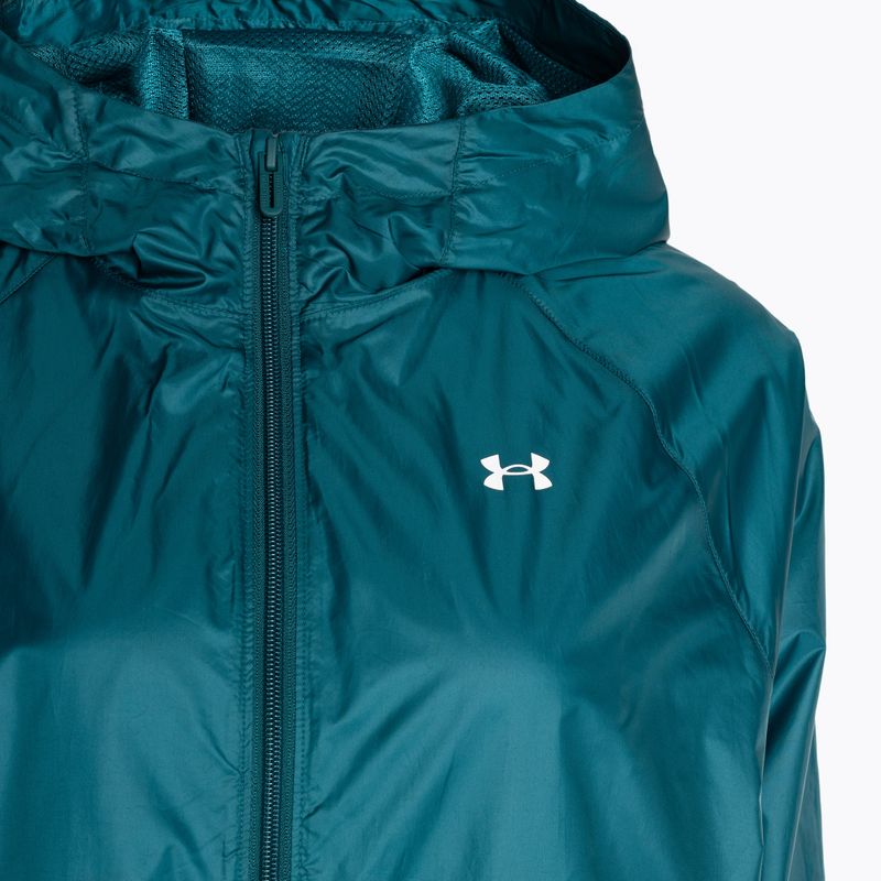 Women's Under Armour Sport Windbreaker hydro teal/weiß Jacke 5