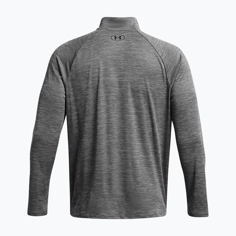 Herrenpullover Under Armour Tech Textured 1/2 Zip LS castlerock/black 2