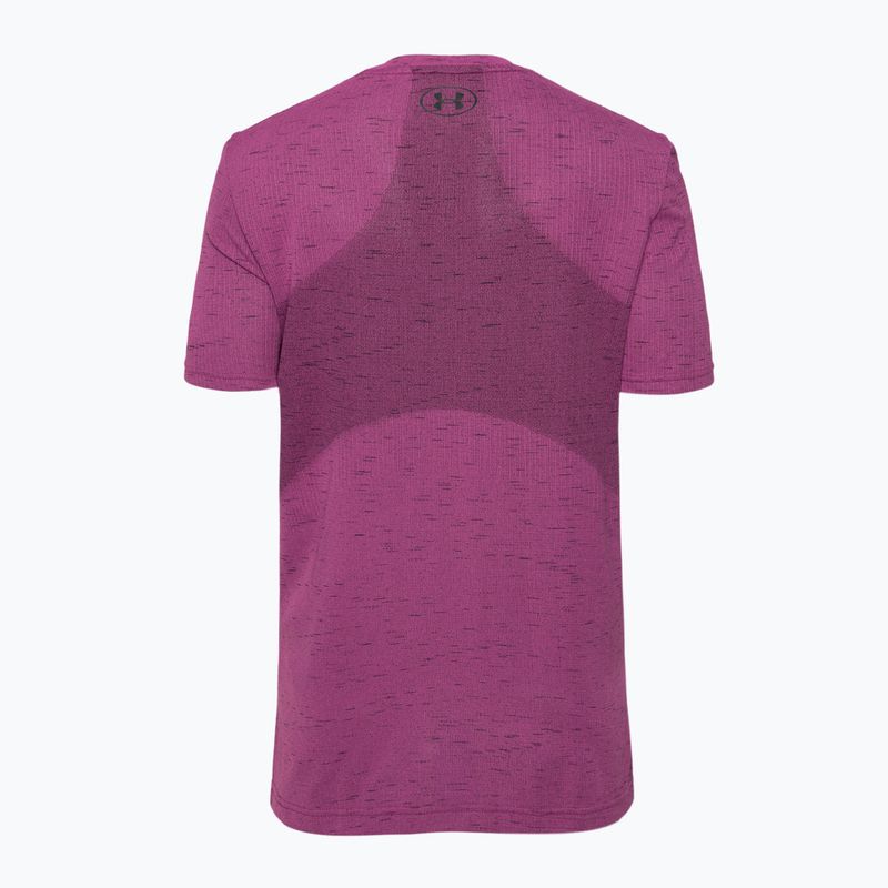 Herren Under Armour Vanish Seamless t-shirt astro pink/schwarz 2