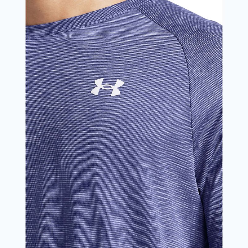 Under Armour Tech Textured starlight/weißes Trainings-T-Shirt für Männer 3