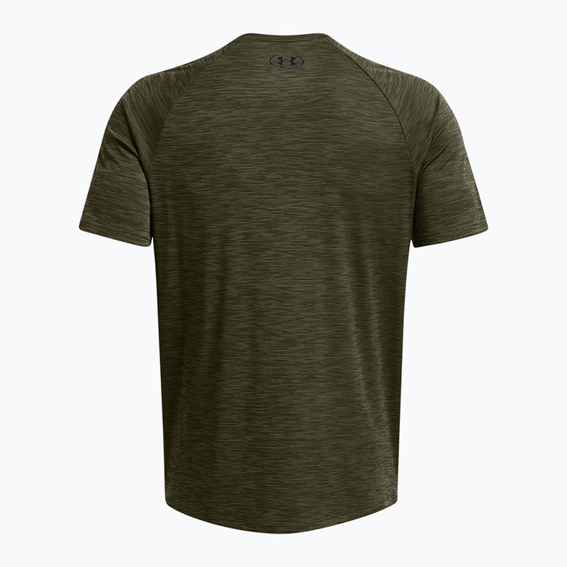 Trainings-T-Shirt Herren Under Armour Tech Textured marine od green/black 2