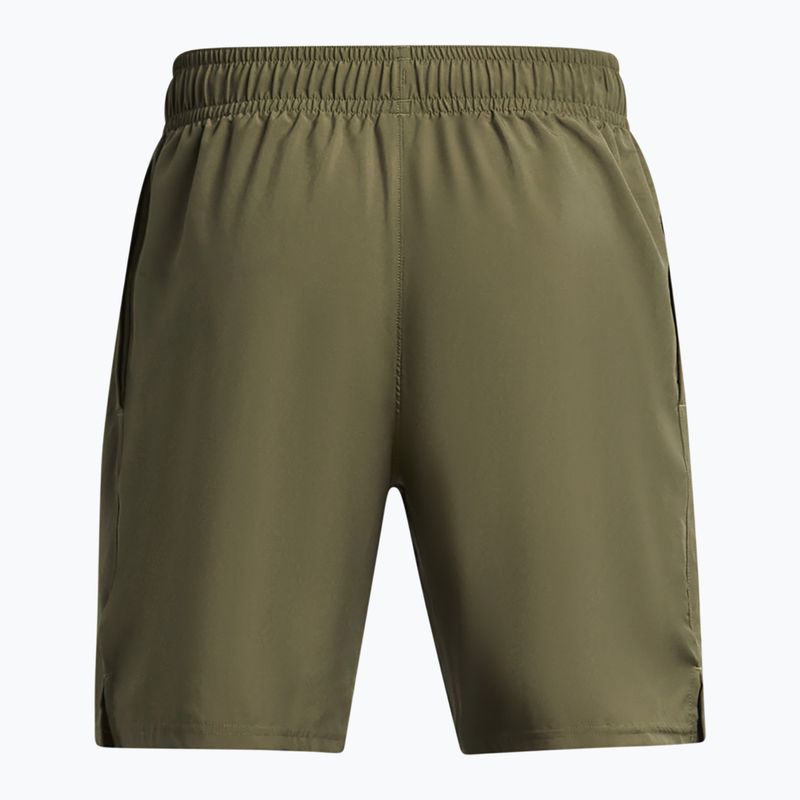 Herren-Trainingsshorts Under Armour Tech Woven Wordmark marine od green/black 2