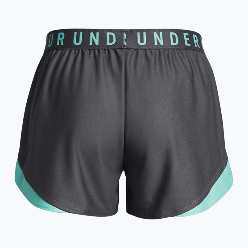 Under Armour Play Up 3.0 Damen Shorts Castlerock/Radial Türkis/Radial Türkis 6