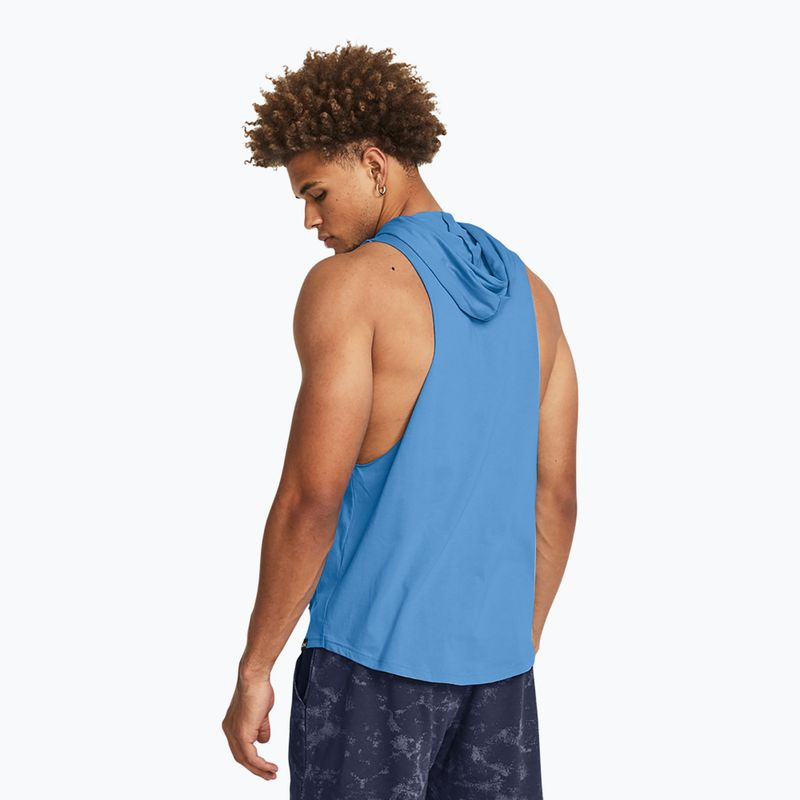 Trainings-T-Shirt Herren Under Armour Project Rock LFG Graphic SL Hoodie blue 2