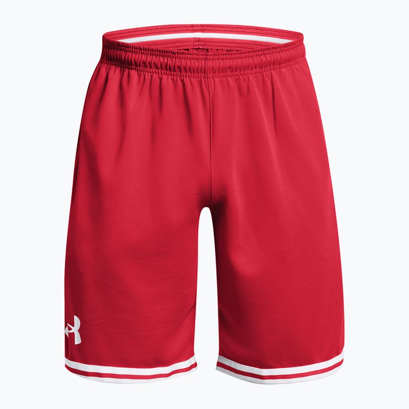 Basketballshorts Herren Under Armour 10" Perimeter Short red/white