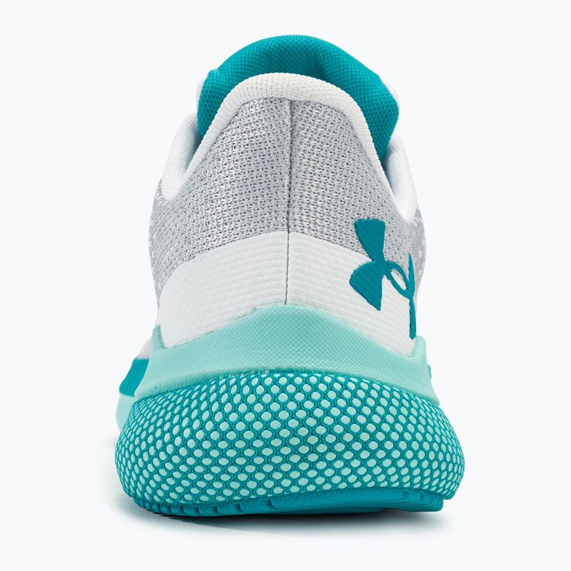 Under Armour Damen Laufschuhe Hovr Turbulence 2 weiß/weiß/circuit teal 6
