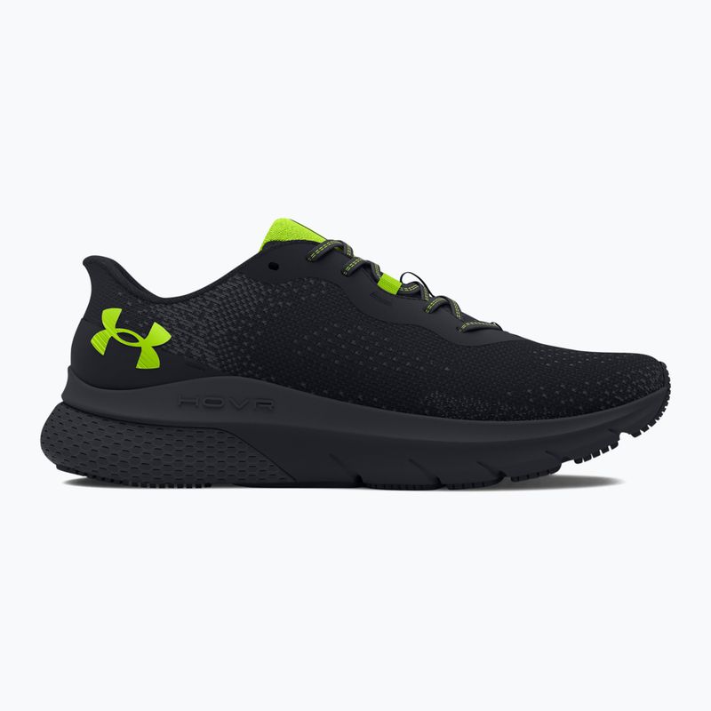 Under Armour Hovr Turbulence 2 Herren Laufschuhe schwarz/schwarz/high vis gelb 8