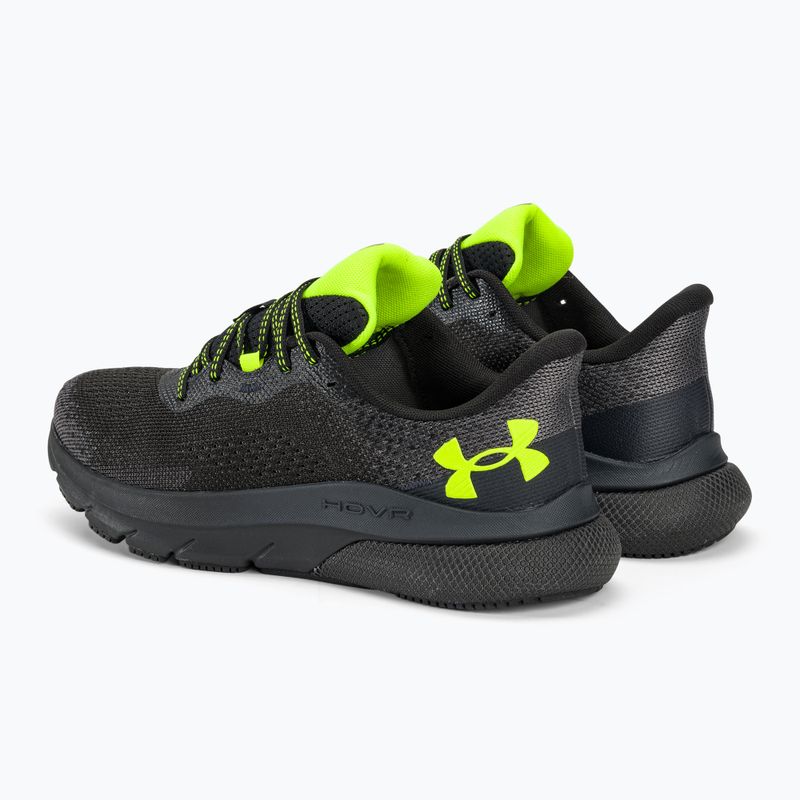 Under Armour Hovr Turbulence 2 Herren Laufschuhe schwarz/schwarz/high vis gelb 3