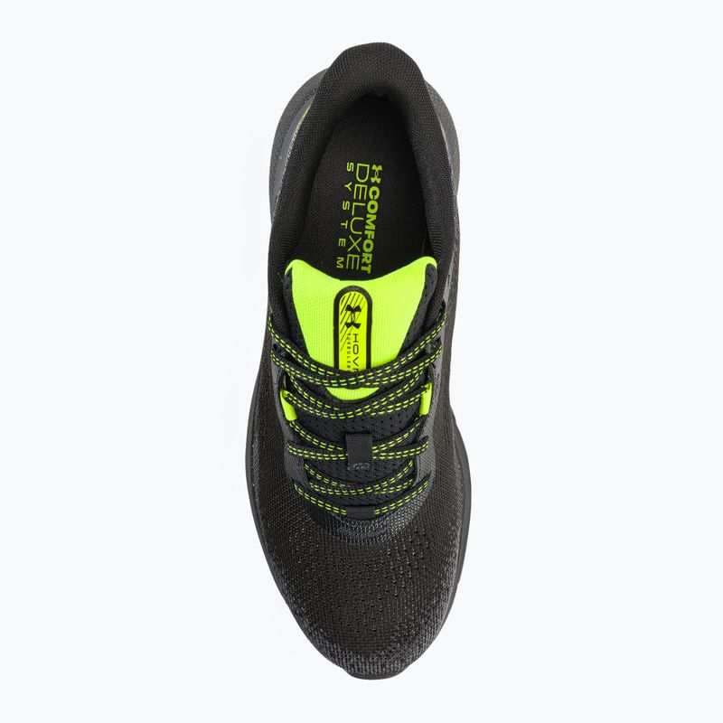 Under Armour Hovr Turbulence 2 Herren Laufschuhe schwarz/schwarz/high vis gelb 6