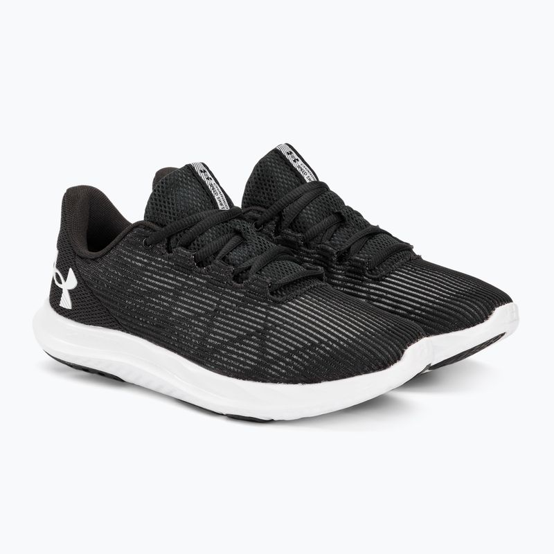 Under Armour Charged Speed Swift Damen Laufschuhe schwarz/schwarz/weiß 4