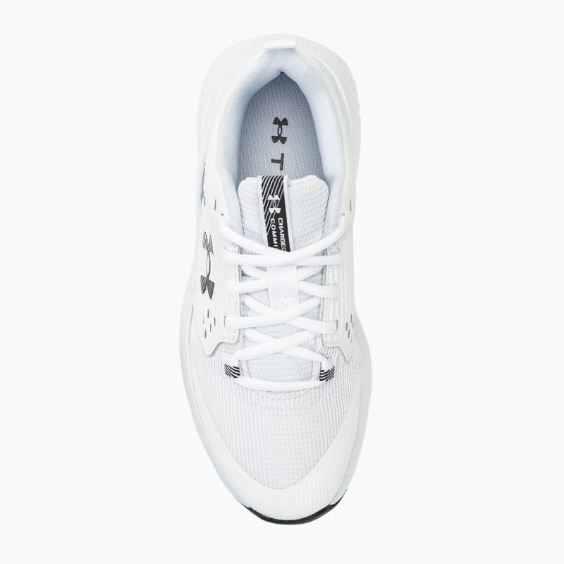 Training Schuhe Damen Under Armour Charged Commit TR 4 white/distant gray/black 5