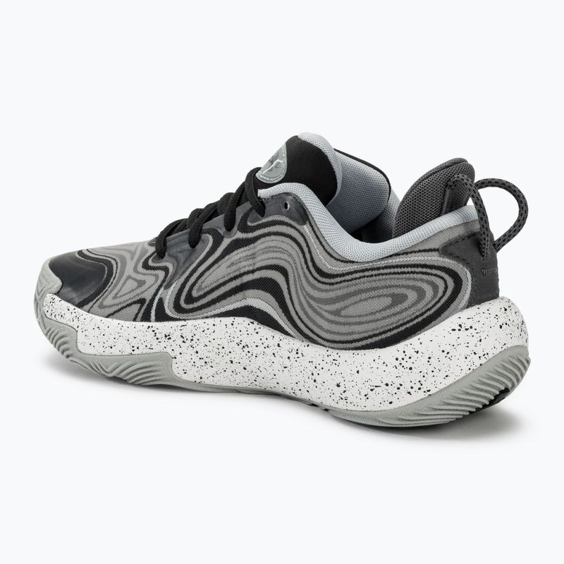 Under Armour Spawn 6 mod grau/schwarz/schwarz Basketball-Schuhe 3