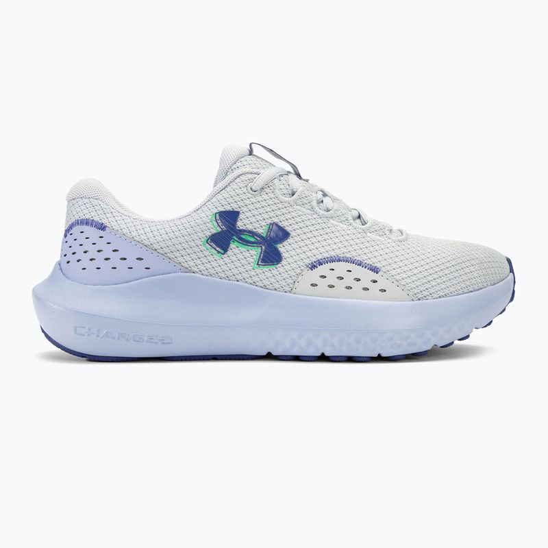 Under Armour Charged Surge 4 halo grau/celeste/starlight Damen Laufschuhe 2