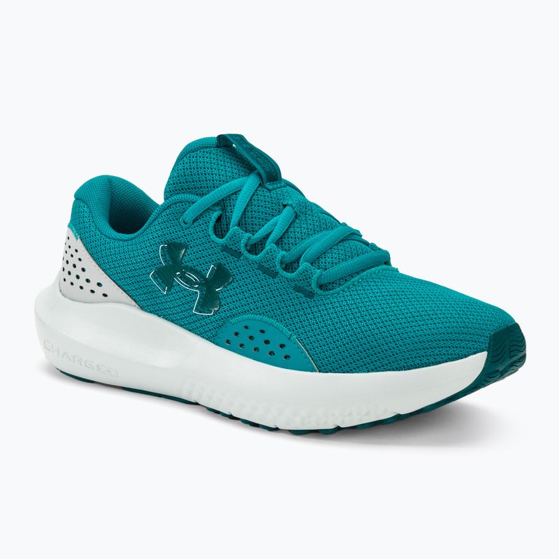 Herren Under Armour Charged Surge 4 Schaltung teal/halo grau/hydro teal Laufschuhe