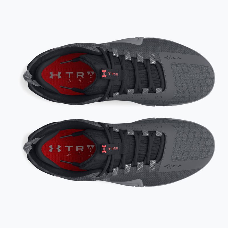 Under Armour Herren-Trainingsschuhe TriBase Reign 6 gray void/pitch gray/rush red 10