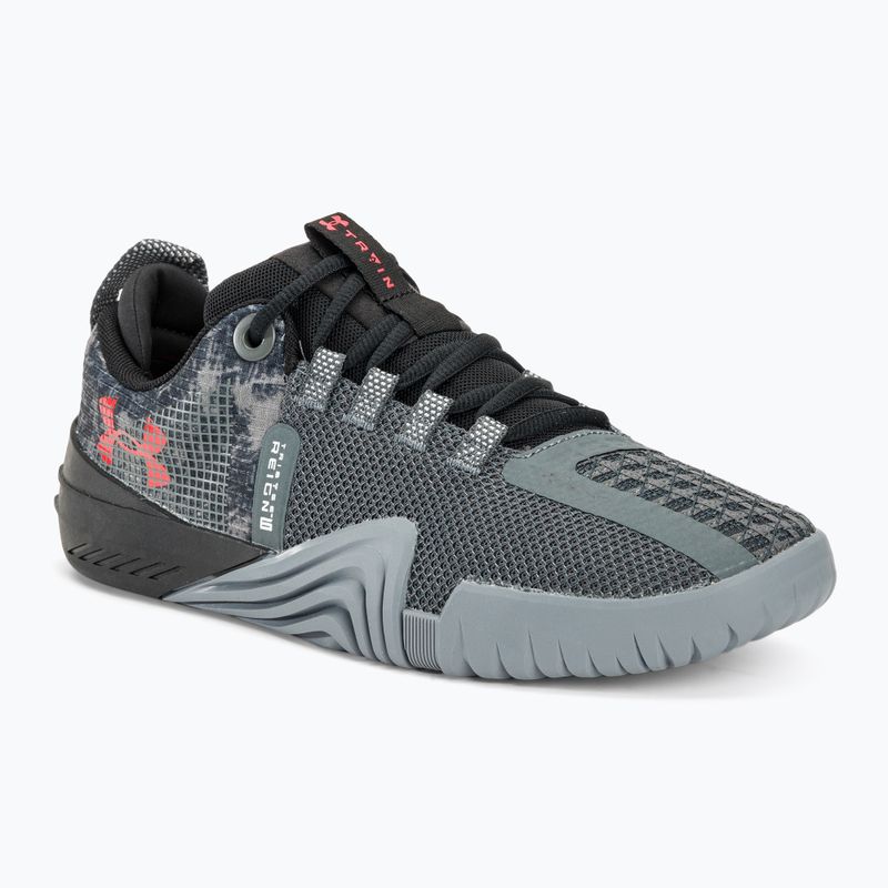 Under Armour Herren-Trainingsschuhe TriBase Reign 6 gray void/pitch gray/rush red