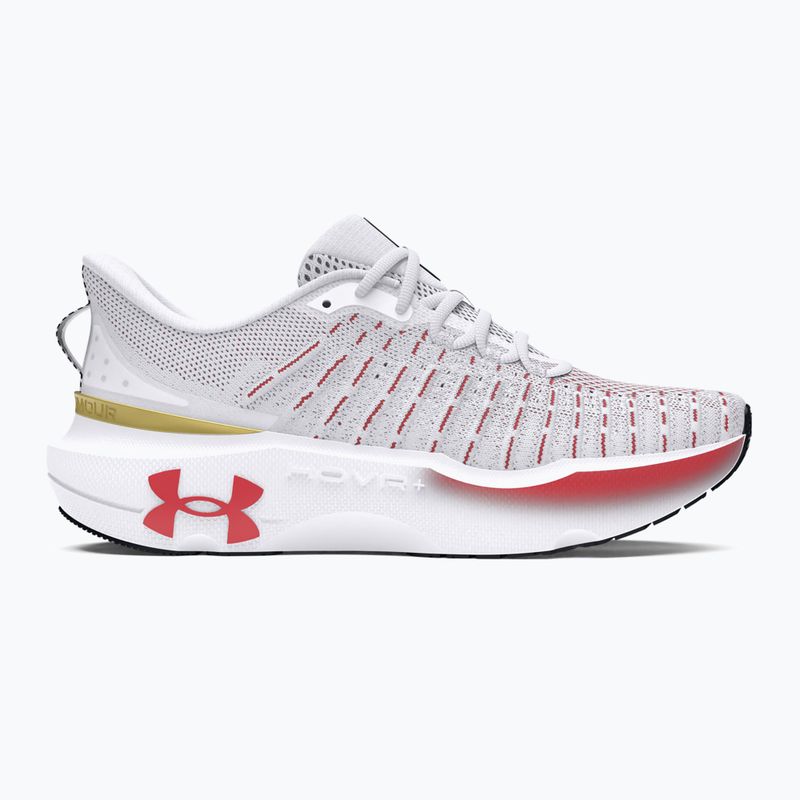 Under Armour Infinite Elite Damen Laufschuhe weiß/schwarz/metallic gold 9