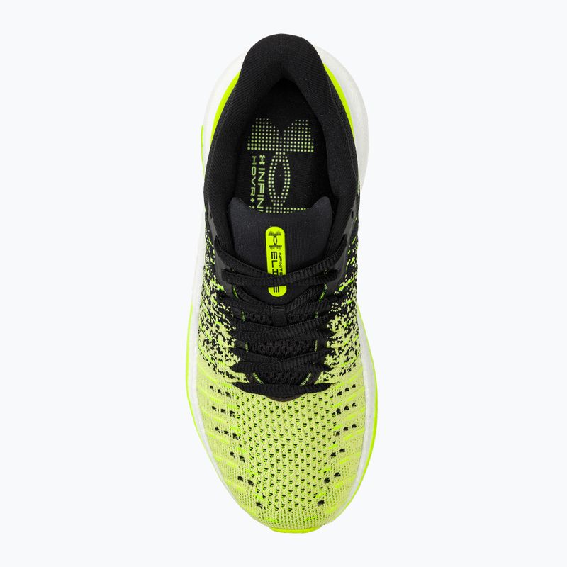 Under Armour Infinite Elite Damen Laufschuhe schwarz/sonic gelb/high vis gelb 5