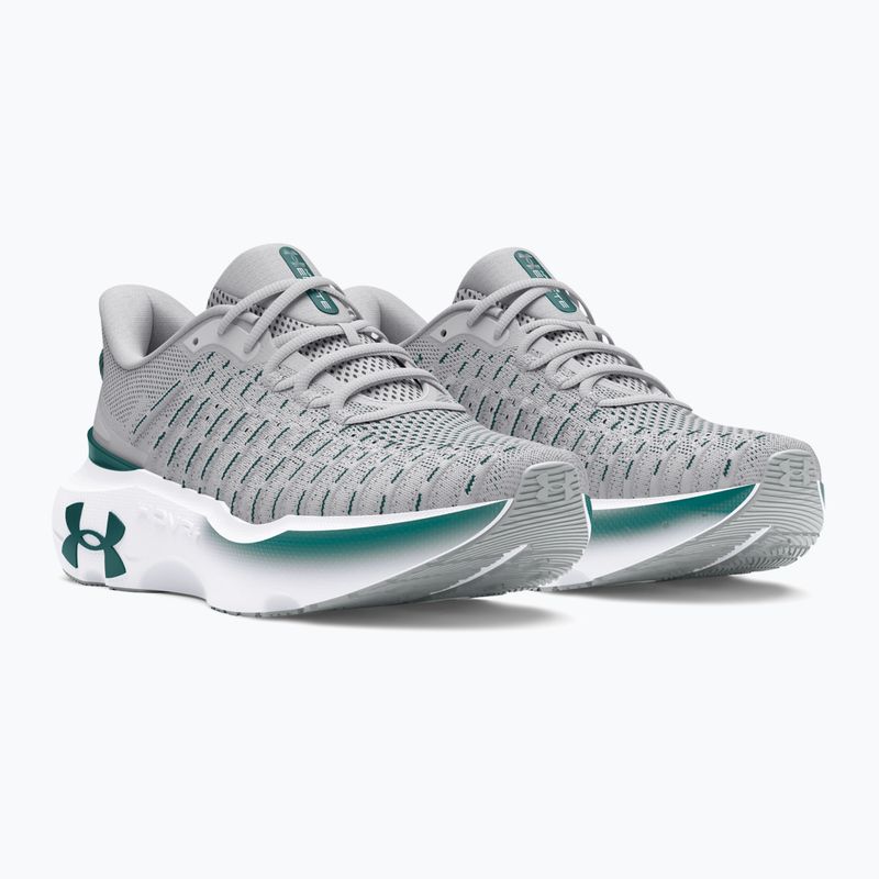 Under Armour Infinite Elite Herren Laufschuhe halo grau/halo grau/hydro teal 10