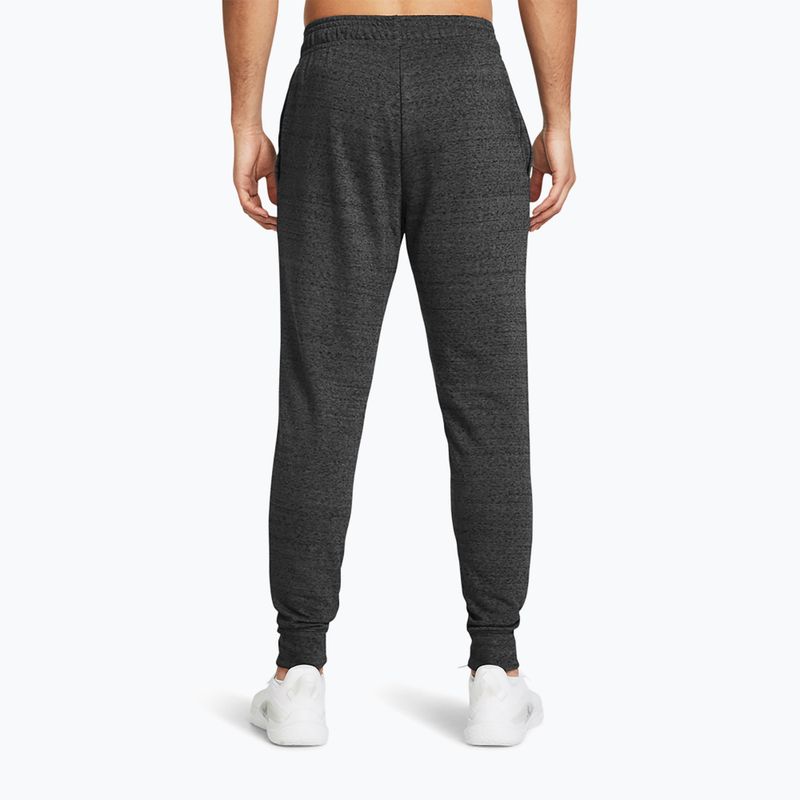 Hose Herren Under Armour Rival Terry Jogger castlerock light heather/onyx white 3