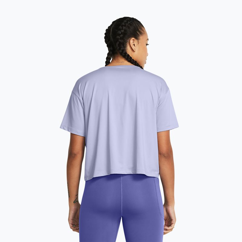 Under Armour Motion Damen Trainings-T-Shirt celeste/weiß 2