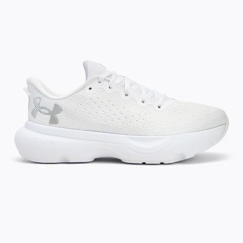 Under Armour Infinite Weiß/Weiß/Metallic Silber Damen Laufschuhe 2
