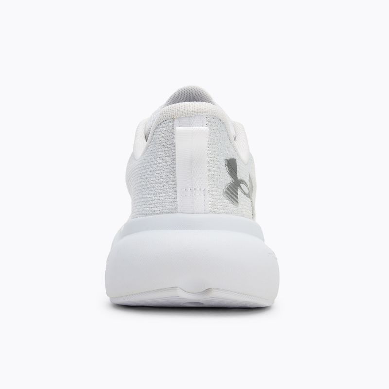 Under Armour Infinite Weiß/Weiß/Metallic Silber Damen Laufschuhe 6