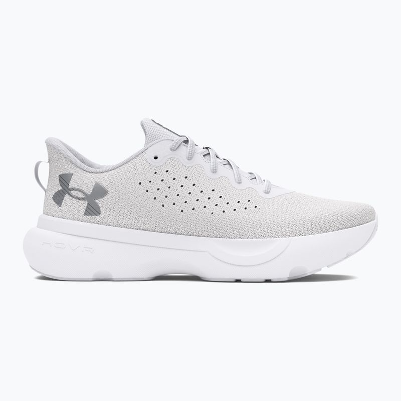 Under Armour Infinite Weiß/Weiß/Metallic Silber Damen Laufschuhe 9