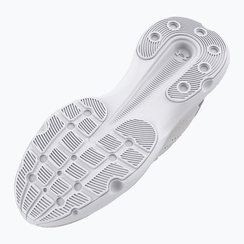 Under Armour Infinite Weiß/Weiß/Metallic Silber Damen Laufschuhe 12