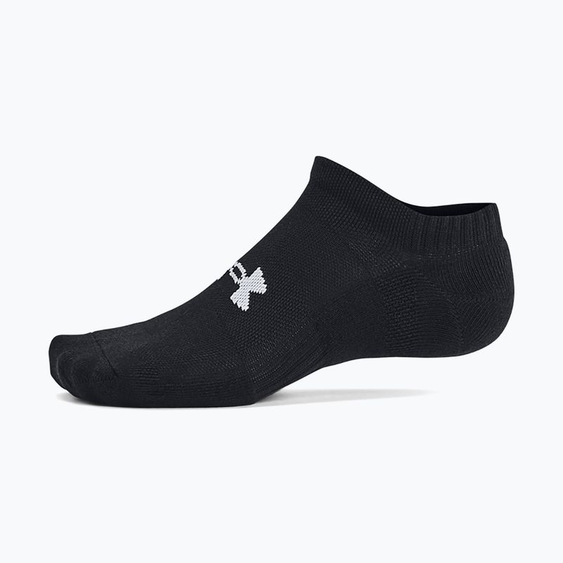 Socken Under Armour Training Cotton No Show 3 Paar black/black/white 7