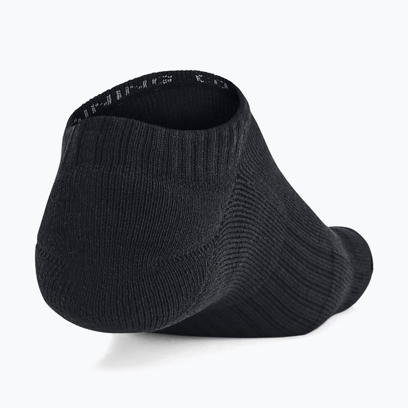 Socken Under Armour Training Cotton No Show 3 Paar black/black/white 8