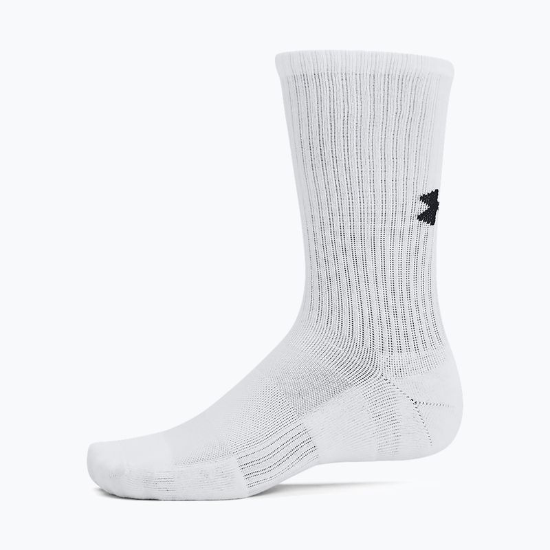 Socken Under Armour Training Cotton Crew 3 Paar white/white/black 3