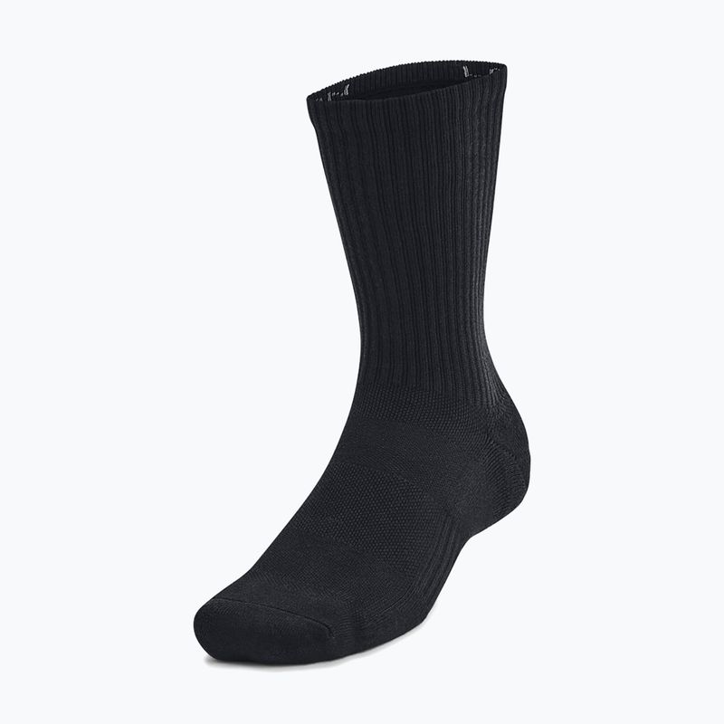 Socken Under Armour Training Cotton Crew 3er-Pack black/black/white 2