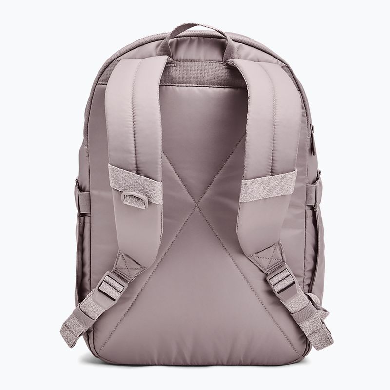 Under Armour Studio Campus BP Damen Rucksack tetra grau / tetra grau / metallic rose gold 2