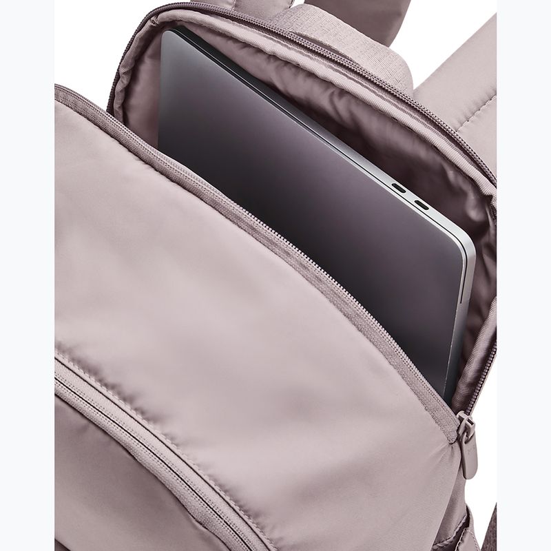 Rucksack Damen Under Armour Studio Campus BP tetra grey / tetra grey / metallic rose gold 3