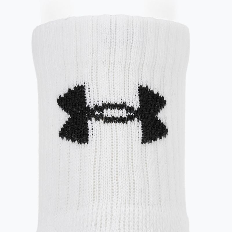 Socken Under Armour Training Cotton Quarter 3 Paar white/white/black 3
