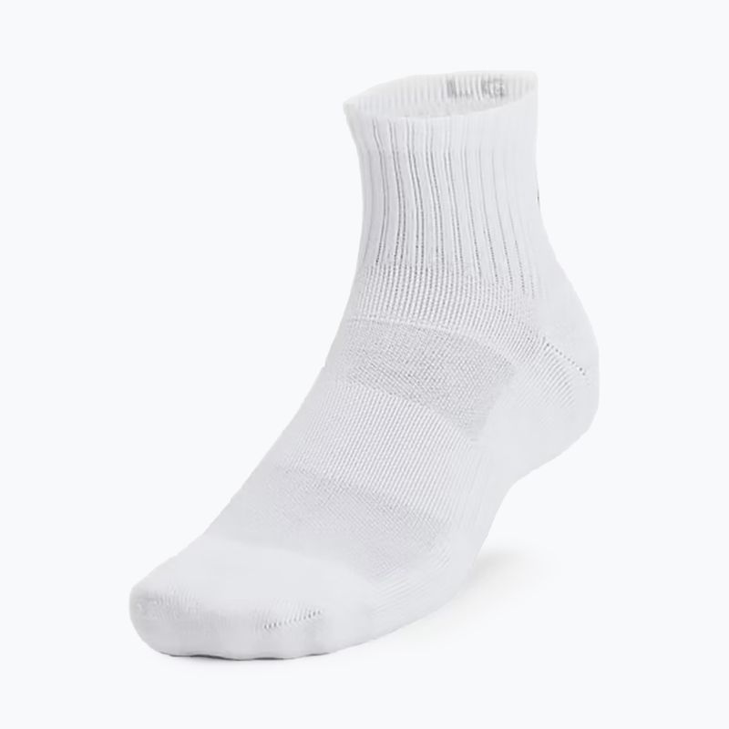 Socken Under Armour Training Cotton Quarter 3 Paar white/white/black 5