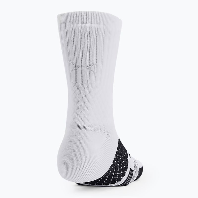 Socken Herren Under Armour Curry AD Playmaker 1P Mid white / black / black 2