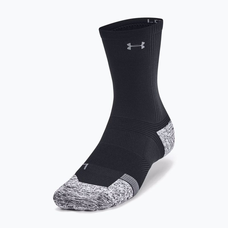 Under Armour AD Pro Mid Socken 3 Paar schwarz/weiß/Casterock 2