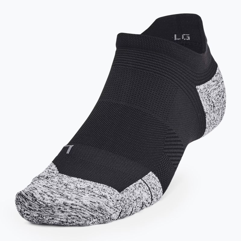 Under Armour Dry Run Cushion No Show Laufsocken 3 Paar schwarz/grau/reflektierend 2