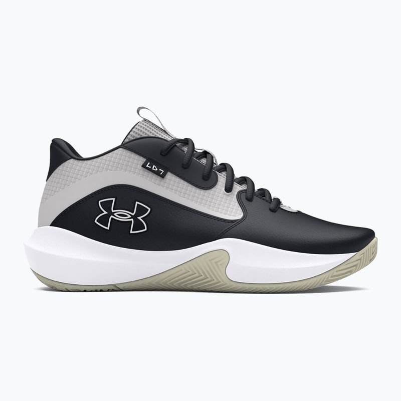 Under Armour Lockdown 7 schwarz/silt/distant grau Basketballschuhe 2