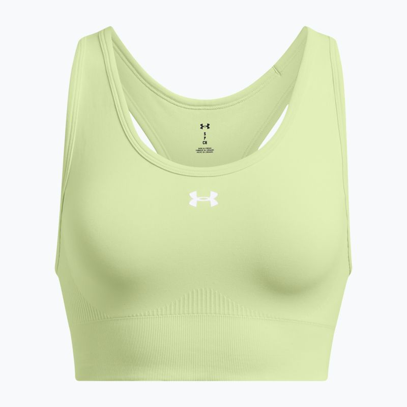 Under Armour Vanish Seamless Mid Branded Retro grün/weiß Training BH 4