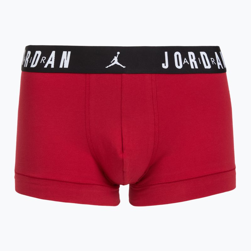 Herren-Boxershorts Nike Jrdan JHM Flight Cotton Trunk 3 pairs gym red/black 6